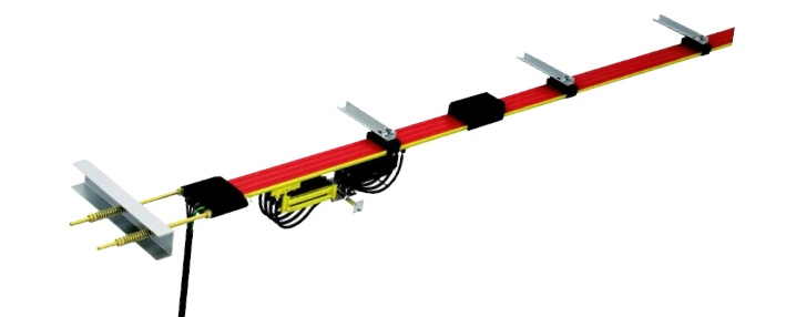 Compact multi-pole busbar system for space-efficient installations