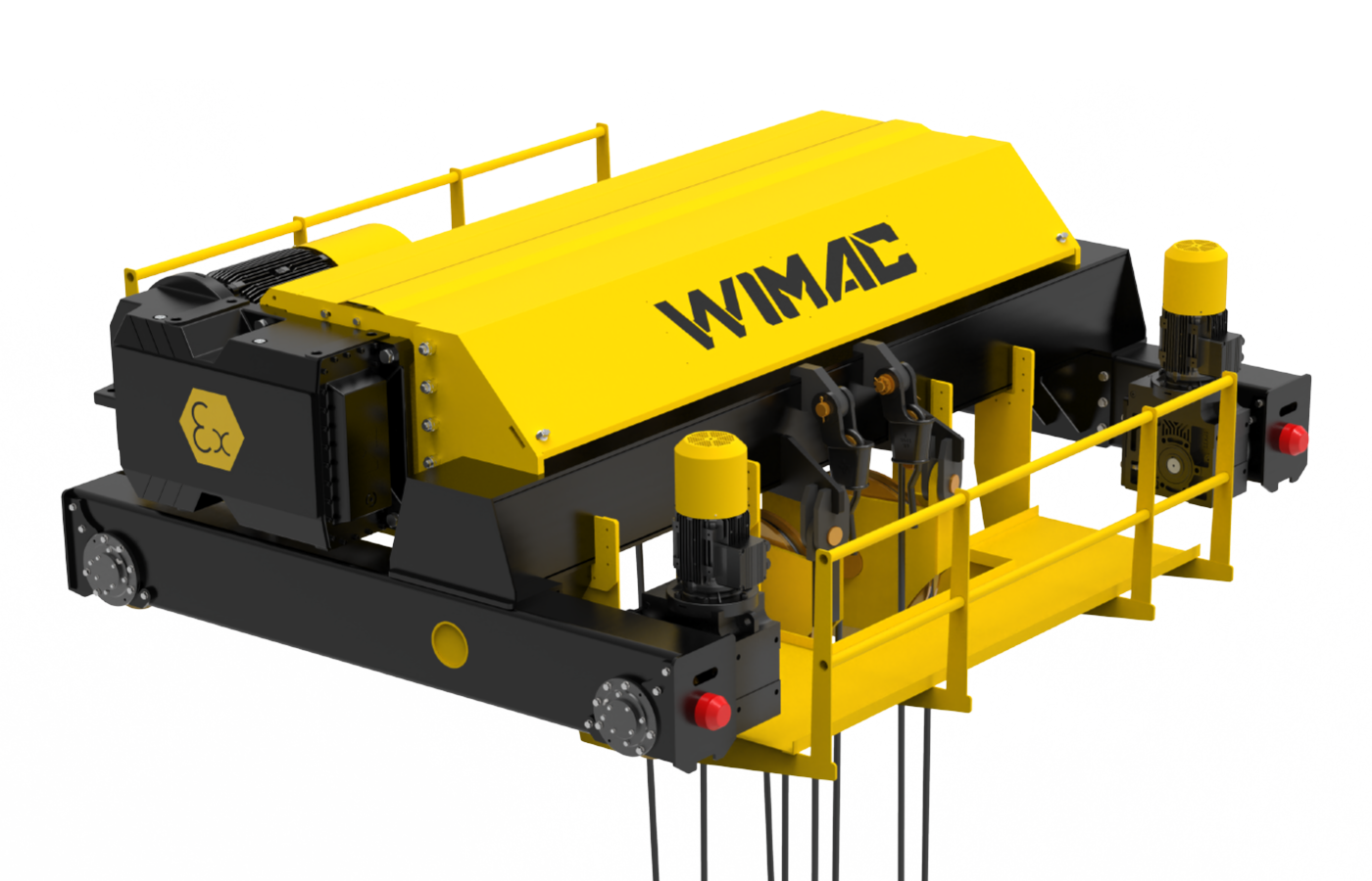 Wimac Ex-Proof Double Girder Crane Trolley — 50t