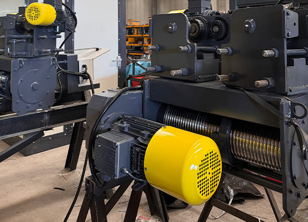 Standard Headroom Monorail Hoist Production