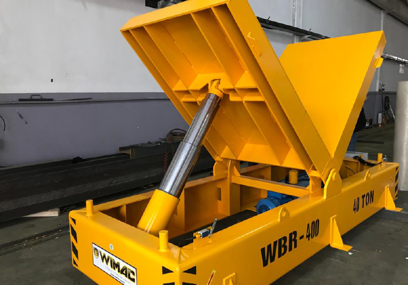 Wimac Hydraulic Block Upender WLL 40 TON Detail